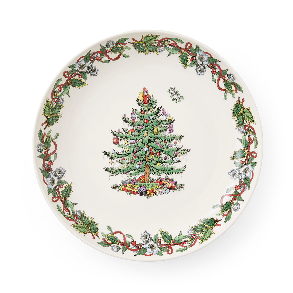 Spode Christmas Tree Wreath Serving Bowl 12" image number null